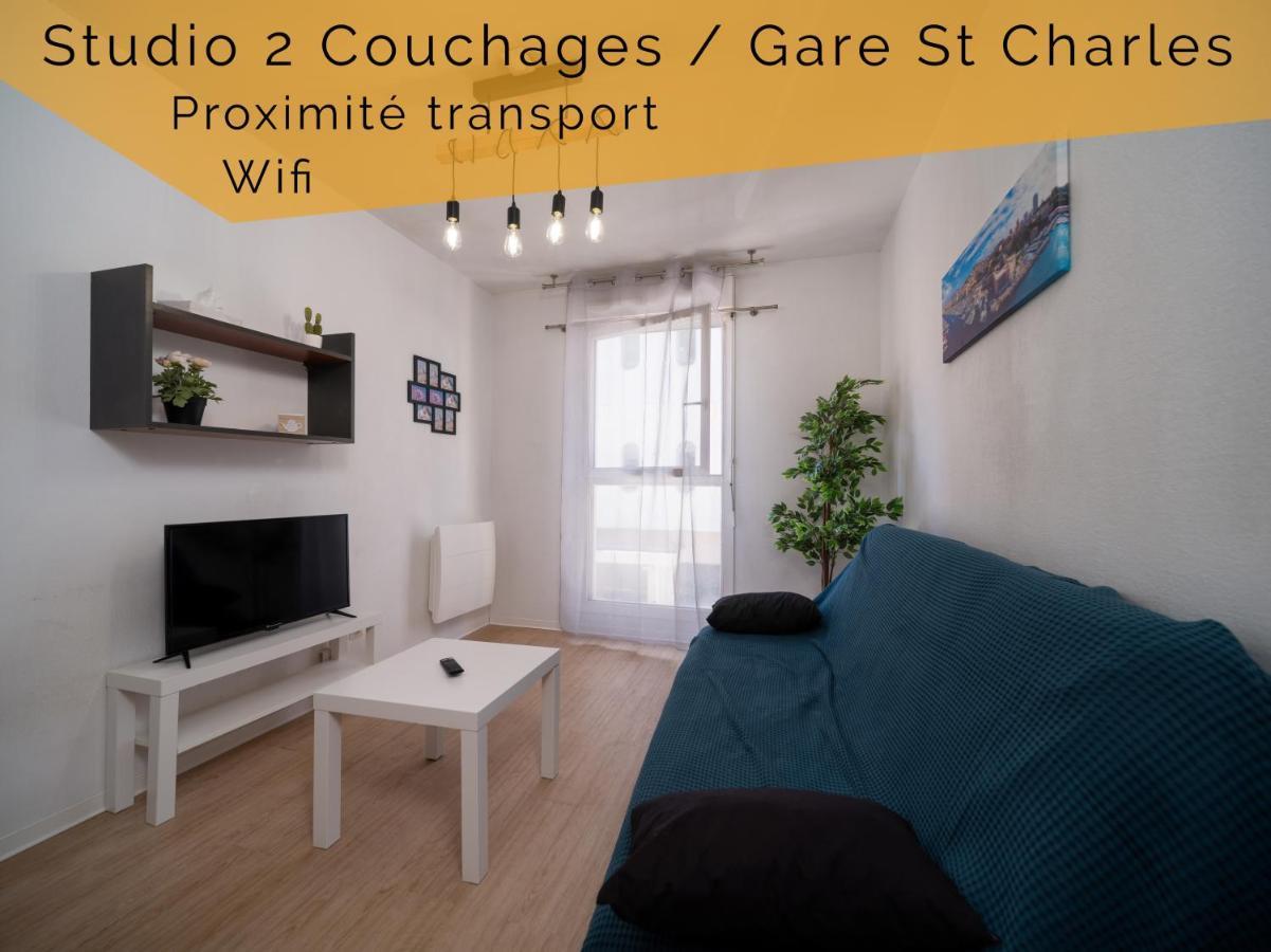 Appartement Tout Equipe A 5 Min De La Gare St Charles มาร์กเซย ภายนอก รูปภาพ